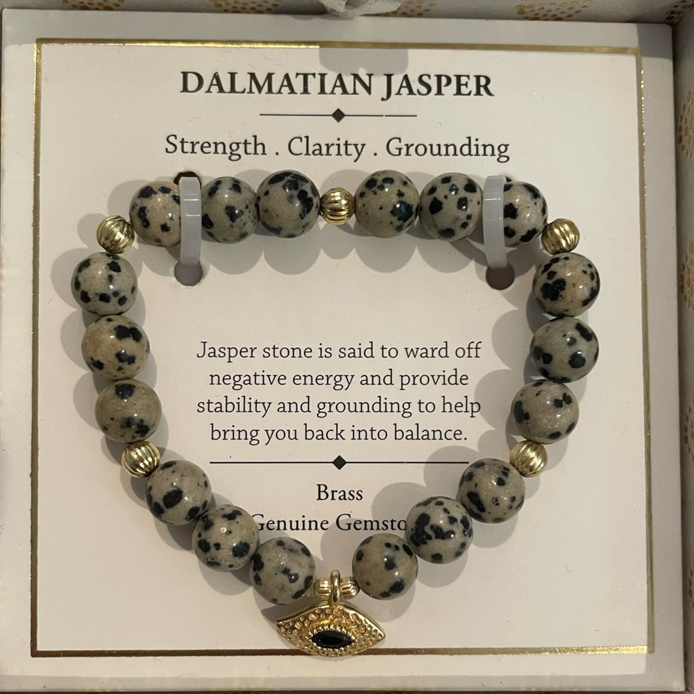 Shiva Dalmatian Jasper bracelet